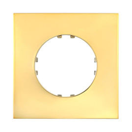 Рамка LK Studio 1-постовая квадрат (золото) Vintage-Quadro 884116-1