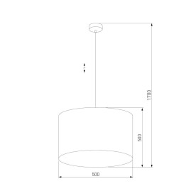 Подвесная люстра TK Lighting 6173 Tercino Blue