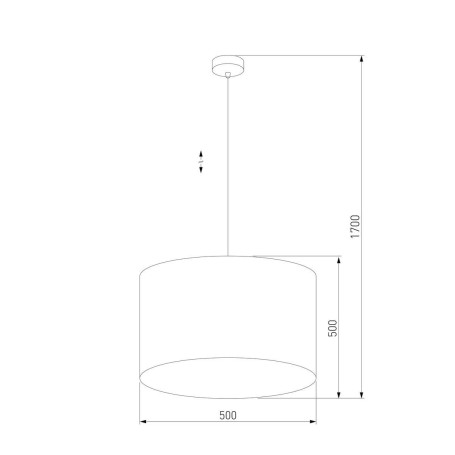 Подвесная люстра TK Lighting 6173 Tercino Blue