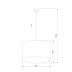 Подвесная люстра TK Lighting 6173 Tercino Blue