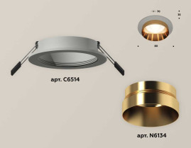 Комплект встраиваемого светильника Ambrella light Techno Spot XC (C6514, N6134) XC6514024