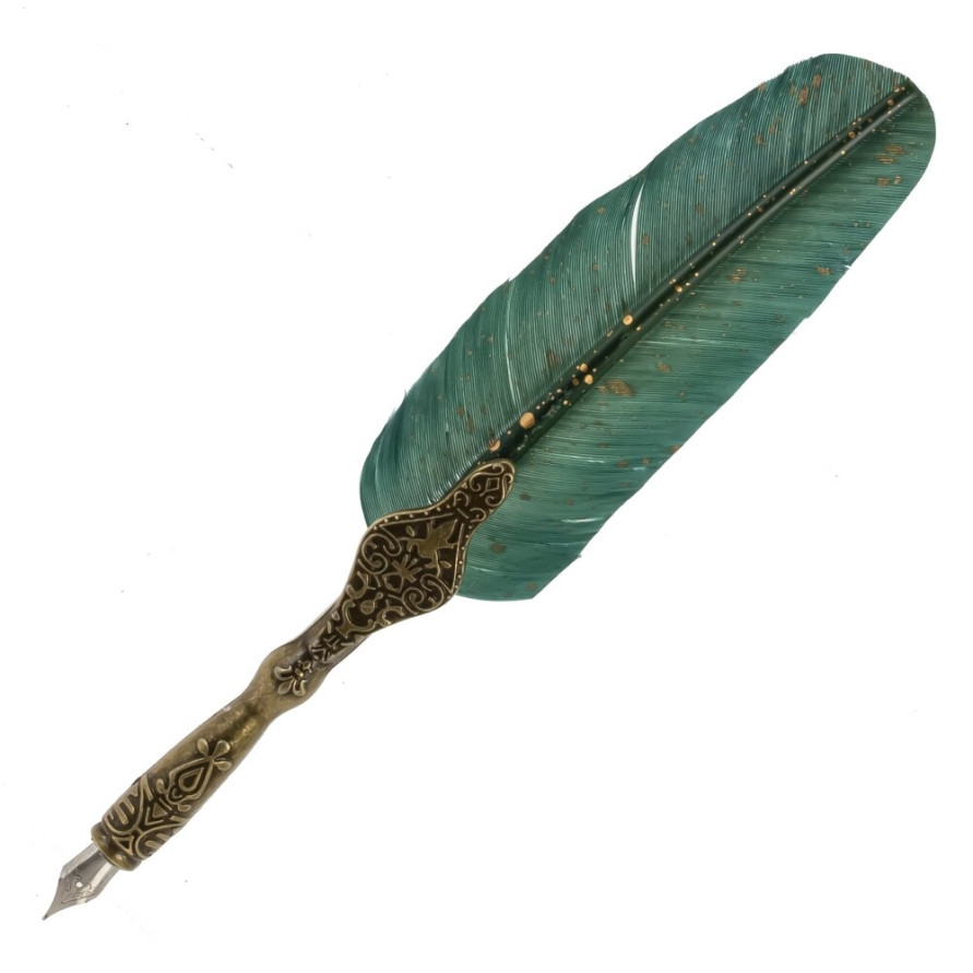 Набор подарочный: ручка перьевая, 5 наконечников, чернильница, L28 W11,5 H4 см