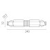 Соединение гибкое к треку 5040xx-(F)/(R) Quattro Lightstar 504157-FR