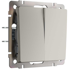 Перекрестный выключатель двухклавишный (дымчатый) W1223004/ a069460