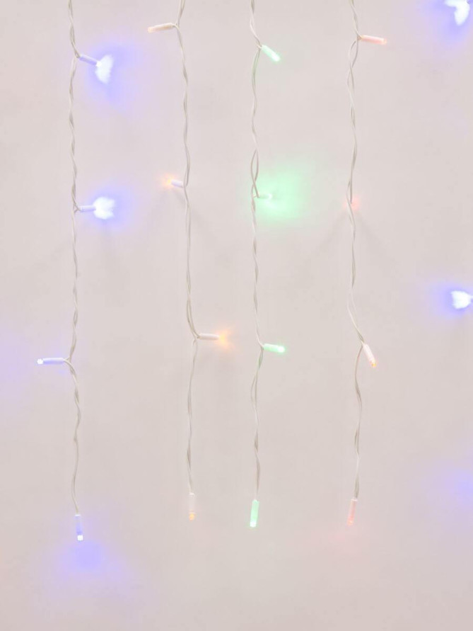 Светодиодная гирлянда Uniel бахрома 230V разноцветный ULD-B3010-200/TWK Multi IP67 UL-00002272