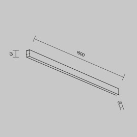 Линейный светильник Maytoni Technical LL311038