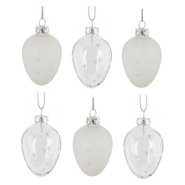 Набор из 6-ти изделий декоративных подвесных &quot;Яйцо пасхальное&quot; (4*6), L13 W16 H4 см