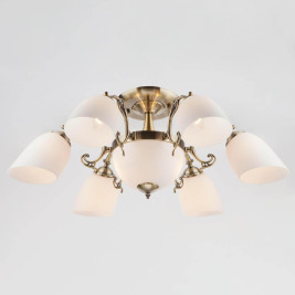 Потолочная люстра Eurosvet 22010/6+2 античная бронза