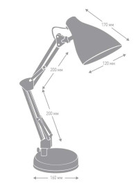Настольная лампа Camelion KD-331 C16 14165