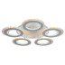 Потолочная светодиодная люстра Profit Light 8043/5 WHT