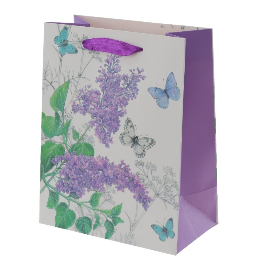 Пакет подарочный S (бумага 210г/м2, блок микс 12шт), L18 W10 H23 см, 4в.