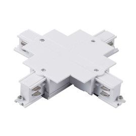 Соединение крестовое встраиваемое с подводом питания к треку 5030xx-R Quattro Lightstar 503146-R