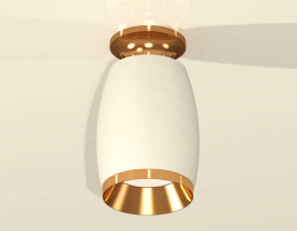 Комплект накладного светильника Ambrella light Techno Spot XS1122044 SWH/PYG белый песок/золото желтое полированное (N6905, C1122, N7034)