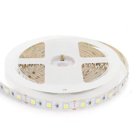 Светодиодная лента Apeyron 14,4W/m 60LED/m 5050SMD холодный белый 5M 00-309