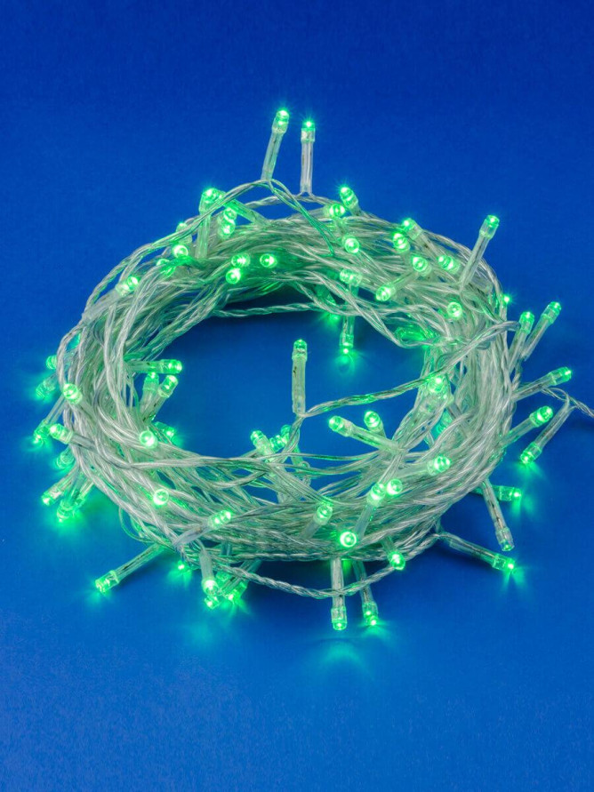 Светодиодная гирлянда Uniel 220V зеленый ULD-S1000-100/DTA Green IP20 UL-00007198