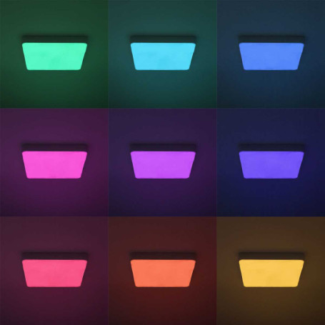 Потолочный светодиодный светильник с пультом ДУ Citilux Купер RGB Белый CL724K95G0