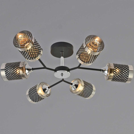 Потолочный светильник Reluce 01405-3.3-06B BK+CR