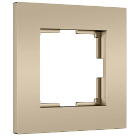 Рамка на 1 пост Slab шампань софт W0012911 a071623
