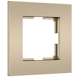 Рамка на 1 пост Slab шампань софт W0012911 a071623