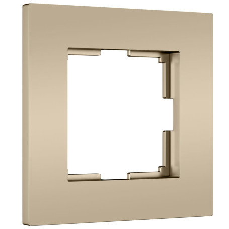 Рамка на 1 пост Slab шампань софт W0012911 a071623