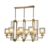 Подвесная люстра Lumina Deco Manhattan LDP 8012-8 PR F.GD