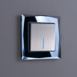 Рамка на 1 пост Werkel Diamant черный W0011208 4690389158797