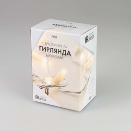 Уличная светодиодная гирлянда Ardecoled бахрома ARD-Edge-PRO-4000x600-Black-128LED-Milk-Flash Warm 034128