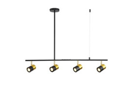 Люстра подвесная Alfa Light F3524-20 Gold+Black GU10*4
