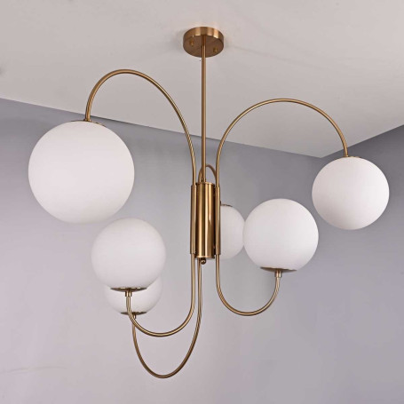 Подвесная люстра Imperium Loft Gooseneck Pelle 123402-22