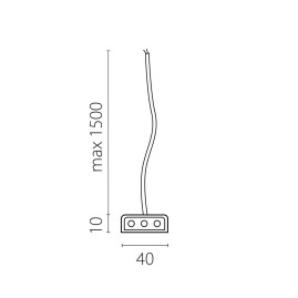 Подвод питания к 456ххх (1,5м) Trito Lightstar 456003
