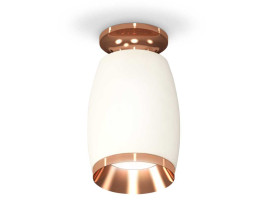 Комплект накладного светильника Ambrella light Techno Spot XS1122045 SWH/PPG белый песок/золото розовое полированное (N6906, C1122, N7035)
