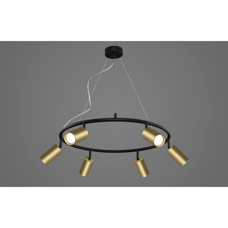 Подвесная люстра Crystal Lux CLT 015C6 D600 BL-GO
