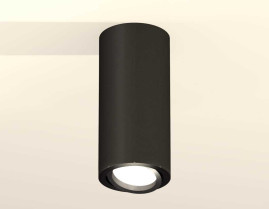 Комплект накладного светильника Ambrella light Techno Spot XS7443002 SBK/PBK черный песок/черный полированный (C7443, N7002)