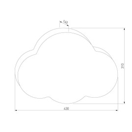 Настенный светильник TK Lighting 10006 Cloud