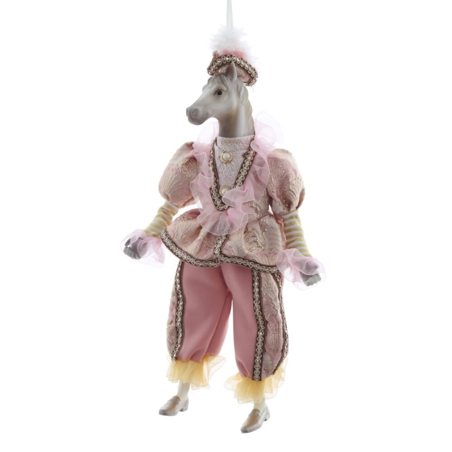 Игрушка набивная подвес &quot;Лошадь&quot;, L13 W10 H37 см (полка 22 см.)