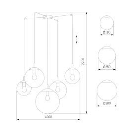 Подвесная люстра TK Lighting 4796 Esme