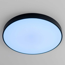 Потолочный светодиодный светильник с пультом ДУ Citilux Купер RGB Черный CL724105G1