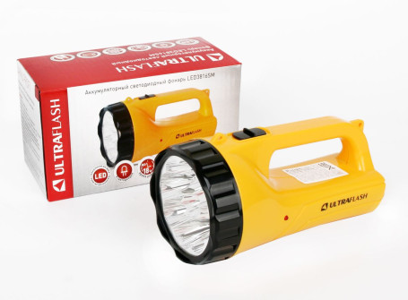 Рабочий светодиодный фонарь Ultraflash Accu Profi аккумуляторный 175х100 45 лм LED3816SM 12859