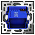 Подсветка светодиодная встраиваемая Voltum S70 с датчиком, (черный матовый) VLS070708
