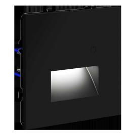 Подсветка светодиодная встраиваемая Voltum S70 с датчиком, (черный матовый) VLS070708