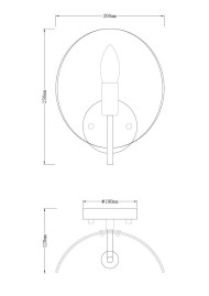 Бра Moderli Ardis V7091-1W