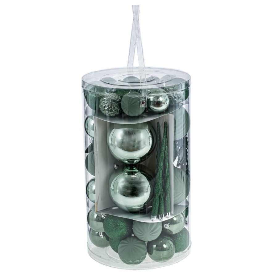 Набор из 56шт Украшение новогоднее &quot;Шар&quot;, L21 W21 H37 см