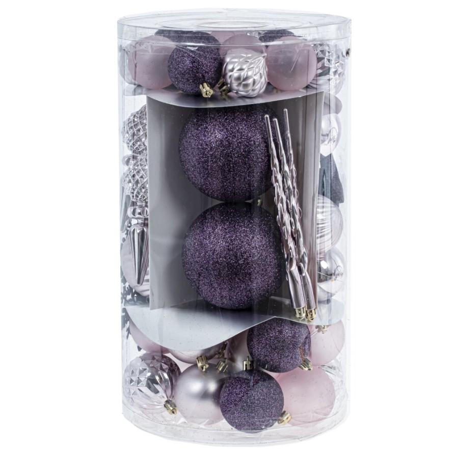 Набор из 56шт Украшение новогоднее &quot;Шар&quot;, L21 W21 H37 см