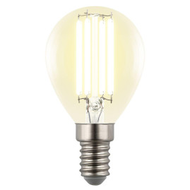 Лампа светодиодная Uniel E14 4W 3000K прозрачная LED-G45-4W/3000K/E14/CL GLY01TR UL-00011938