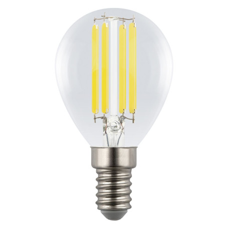 Лампа светодиодная Uniel E14 4W 3000K прозрачная LED-G45-4W/3000K/E14/CL GLY01TR UL-00011938