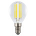 Лампа светодиодная Uniel E14 4W 3000K прозрачная LED-G45-4W/3000K/E14/CL GLY01TR UL-00011938