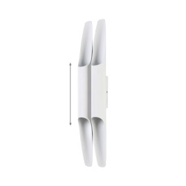 Настенный светильник Crystal Lux CLT 332W4-V2 WH-WH