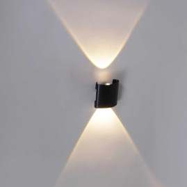 Настенный светильник Reluce 86831-9.2-002KT LED2*1W BK