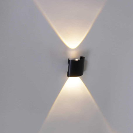 Настенный светильник Reluce 86831-9.2-002KT LED2*1W BK