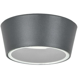 LIGHTING Светильник уличный 5104 потолочный под лампу GX53 IP65 серый IEK LT-UPU0-5104-GX53-1-K03